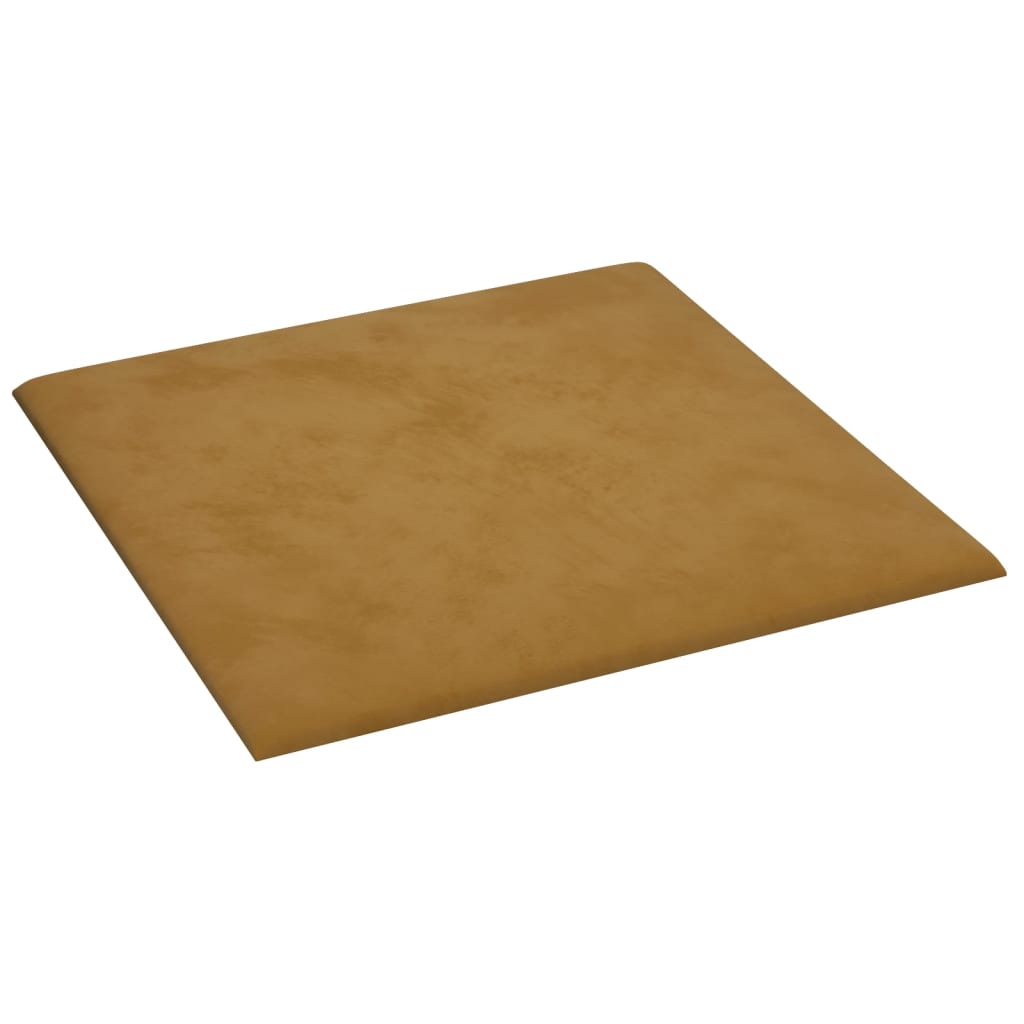 Panneaux muraux 12 pcs 1,08 m² 60x15 cm velours