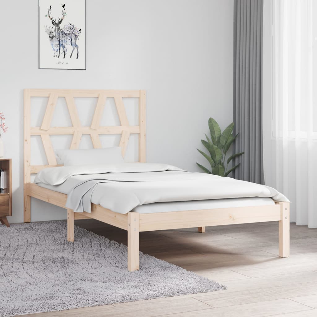 Bedframe massief grenenhout 120x200 cm