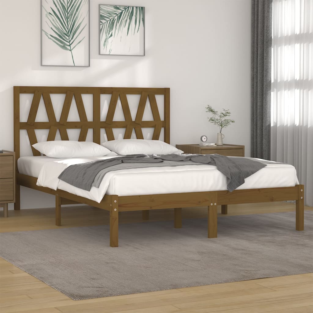 Bedframe massief grenenhout 120x200 cm