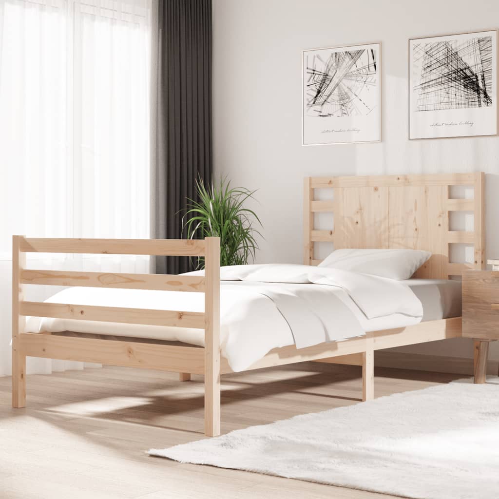 Bedframe massief grenenhout 140x200 cm