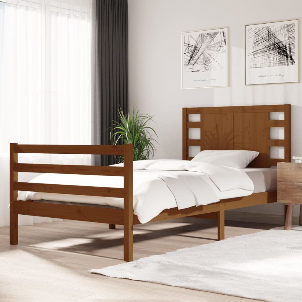 Bedframe massief grenenhout 140x200 cm