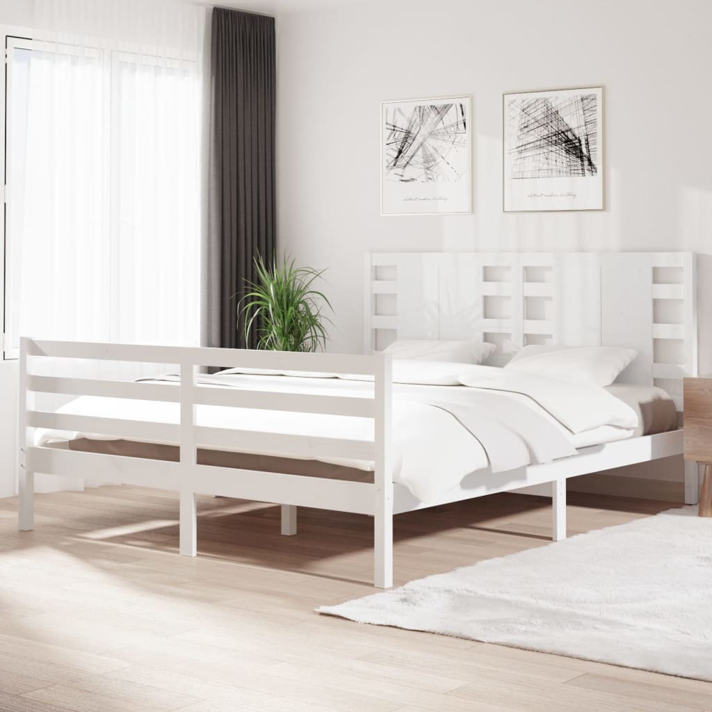 Bedframe massief grenenhout 140x200 cm