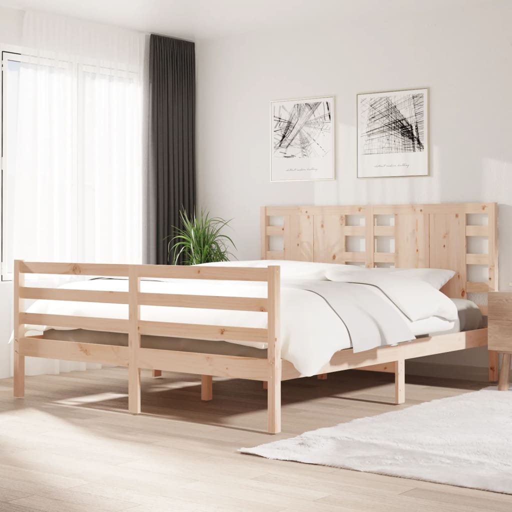 Bedframe massief grenenhout 140x200 cm