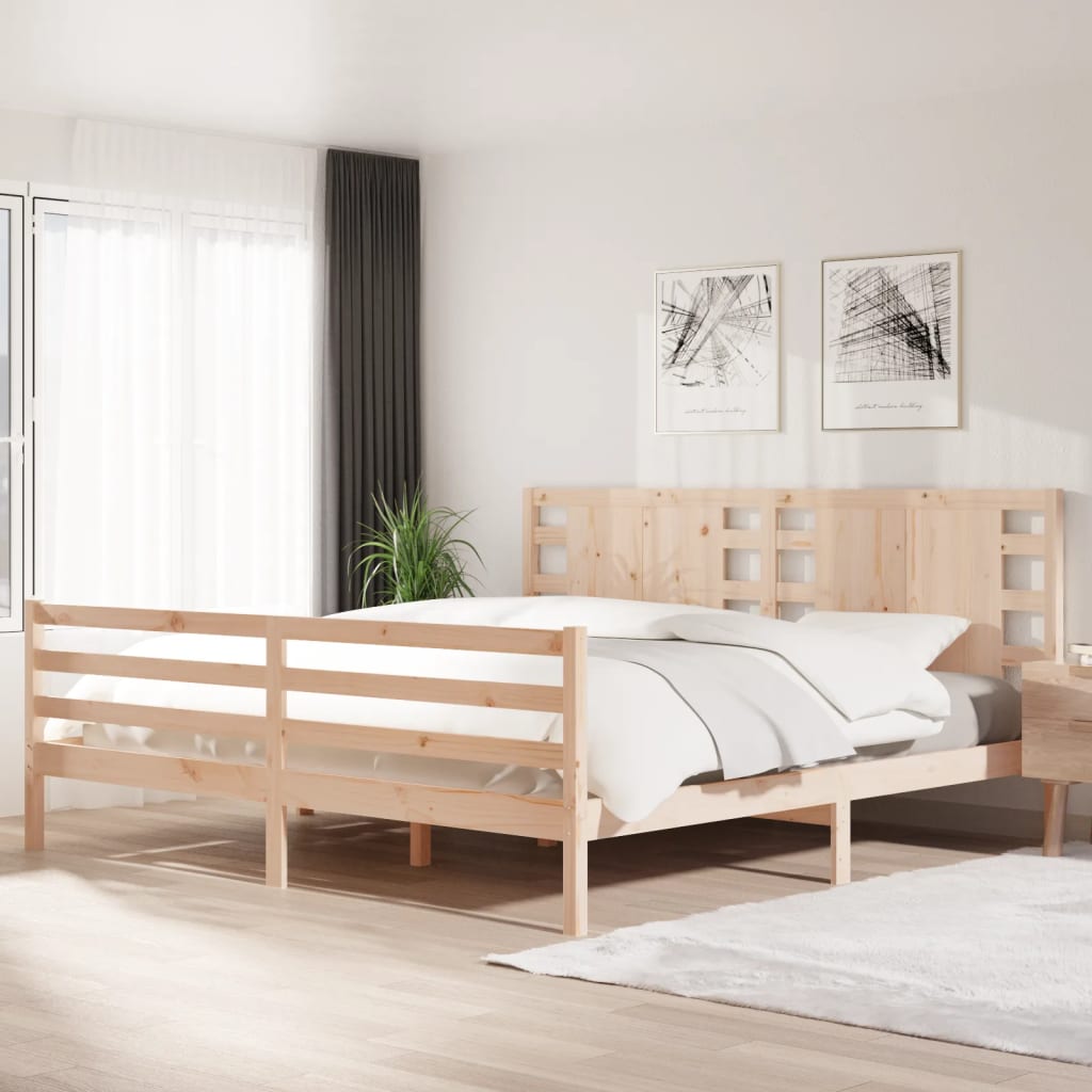 Bedframe massief grenenhout 140x200 cm