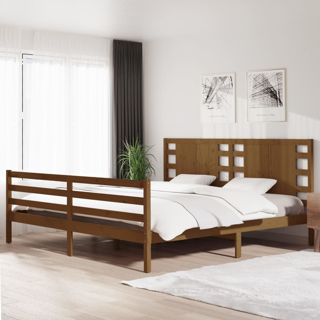 Bedframe massief grenenhout 140x200 cm