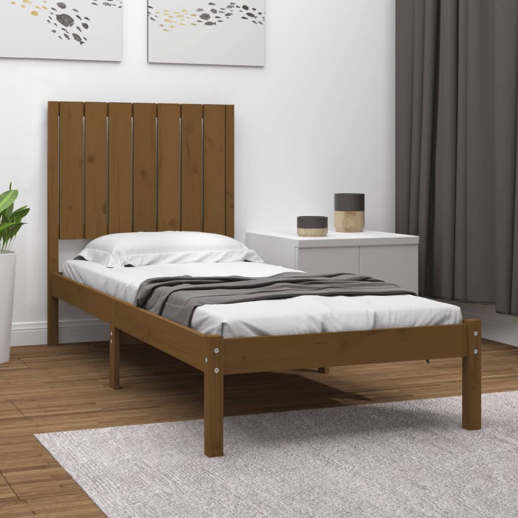 Bedframe massief grenenhout 100x200 cm