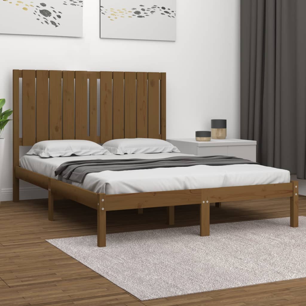 Bedframe massief grenenhout 100x200 cm