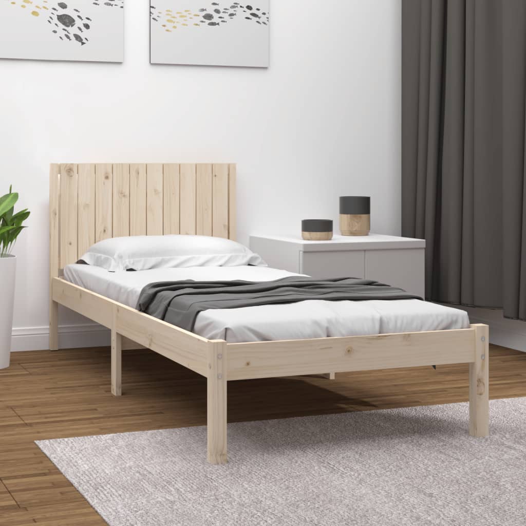 Bedframe massief grenenhout 100x200 cm