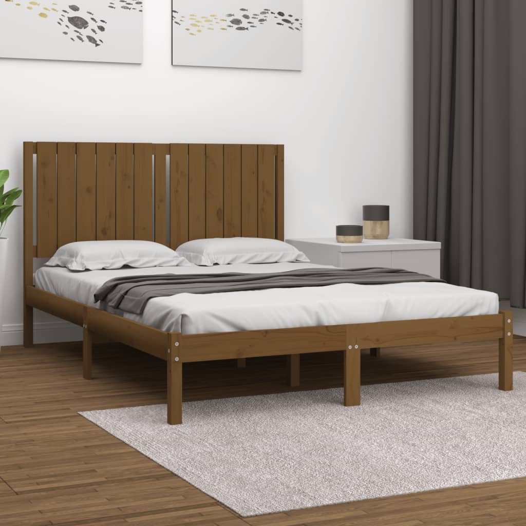 Bedframe massief grenenhout 100x200 cm