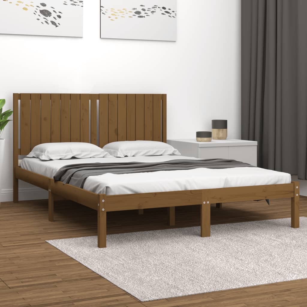 Bedframe massief grenenhout 100x200 cm