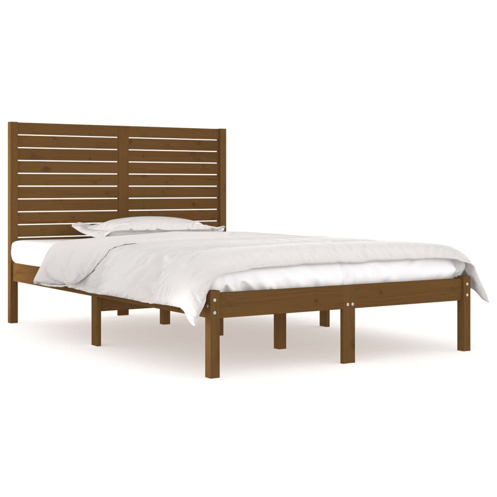 Bedframe massief hout 90x190 cm