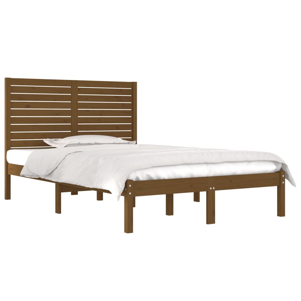 Bedframe massief hout 90x190 cm