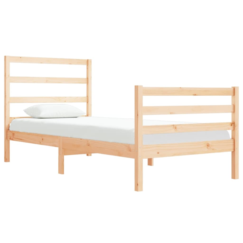 Bedframe massief grenenhout 90x200 cm