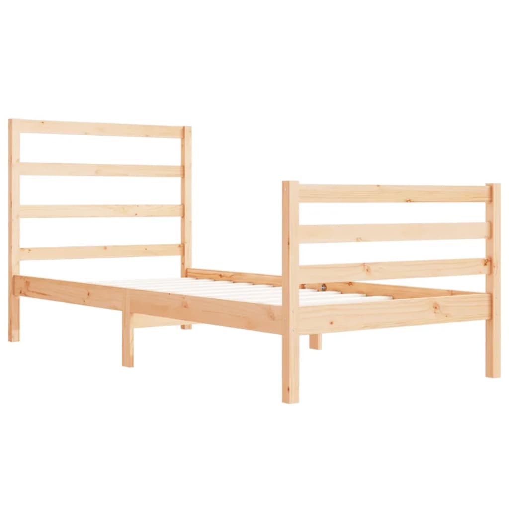 Bedframe massief grenenhout 90x200 cm