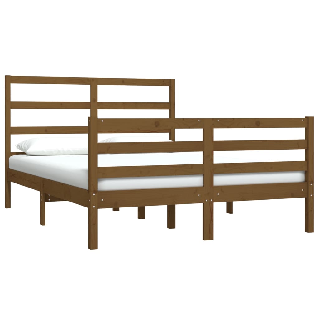 Bedframe massief grenenhout 90x200 cm