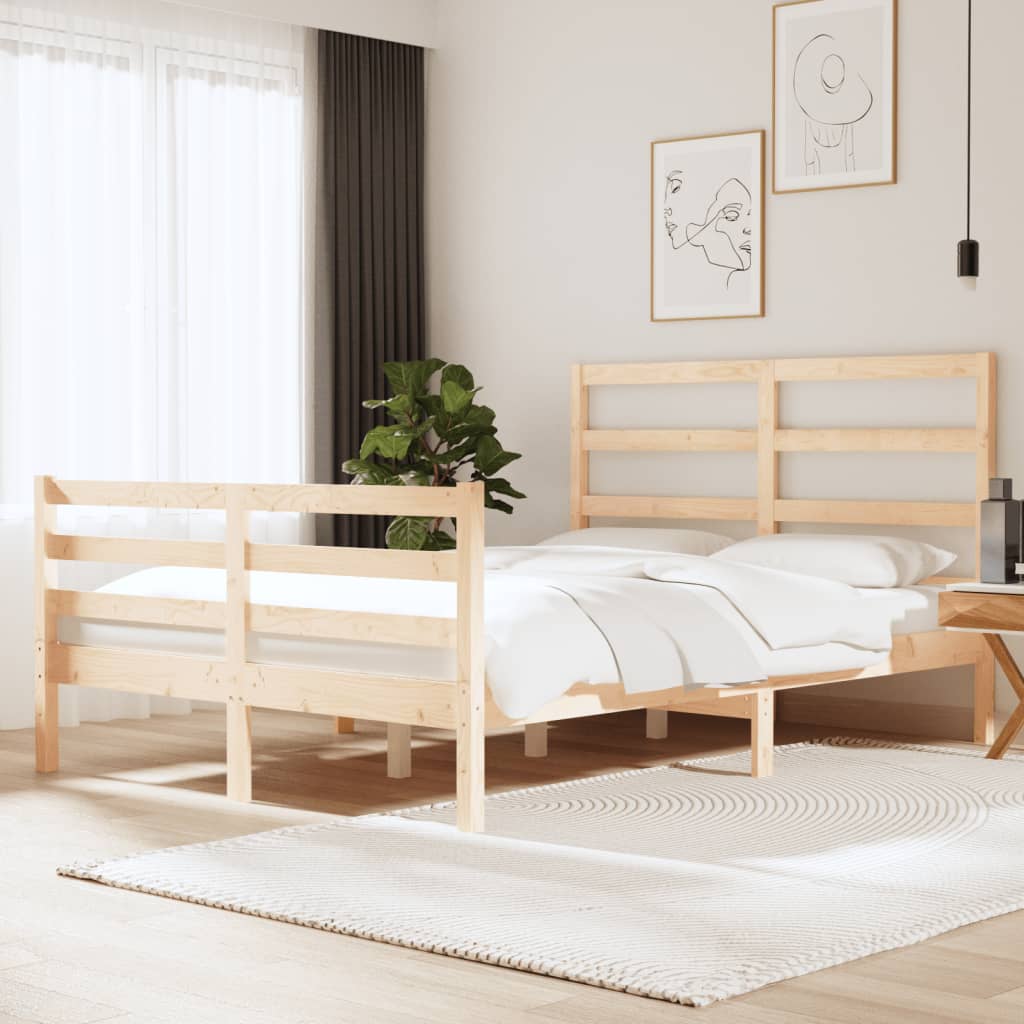 Bedframe massief grenenhout 90x200 cm