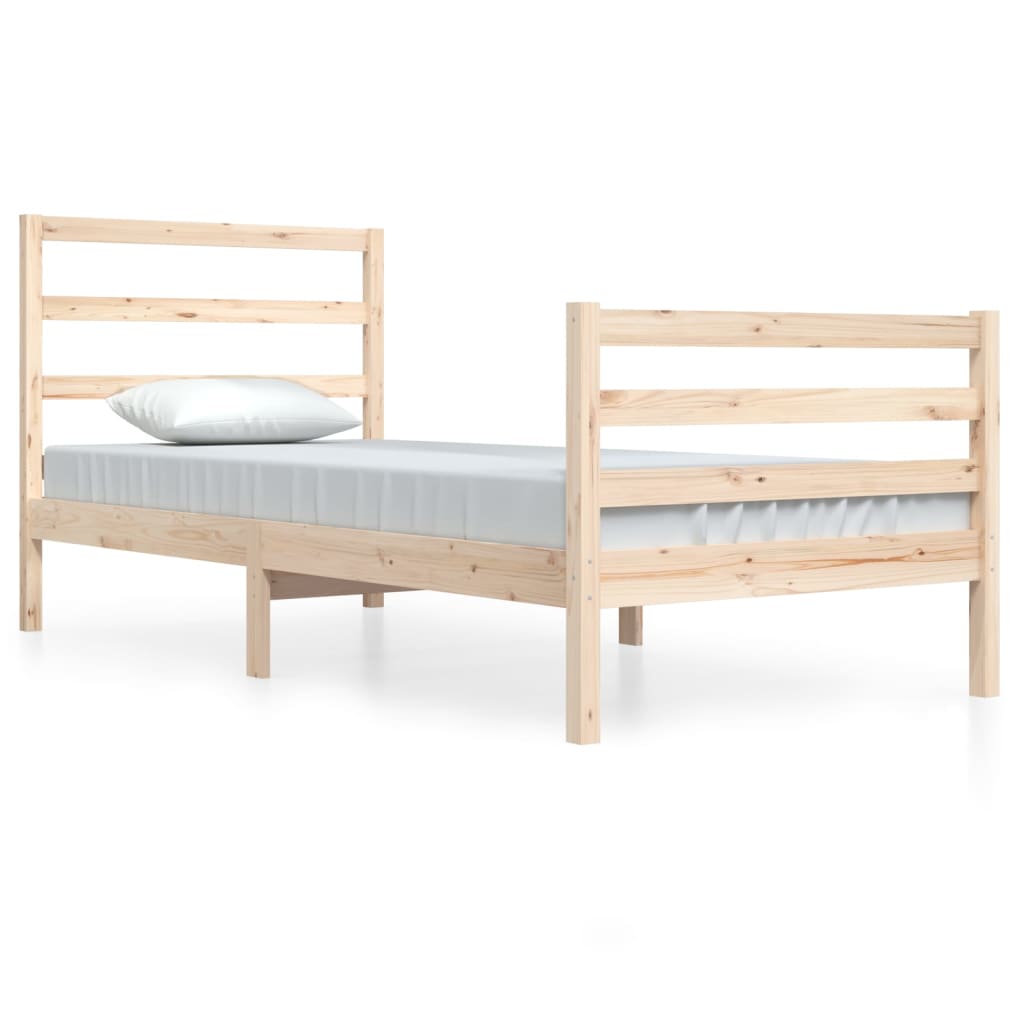 Bedframe massief grenenhout 90x200 cm