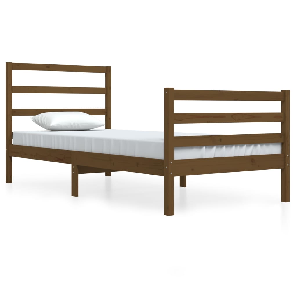 Bedframe massief grenenhout 90x200 cm