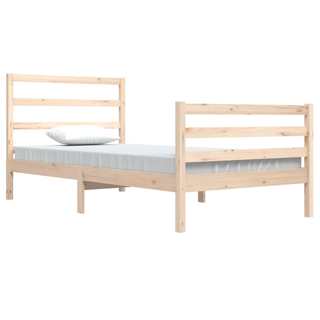 Bedframe massief grenenhout 90x200 cm