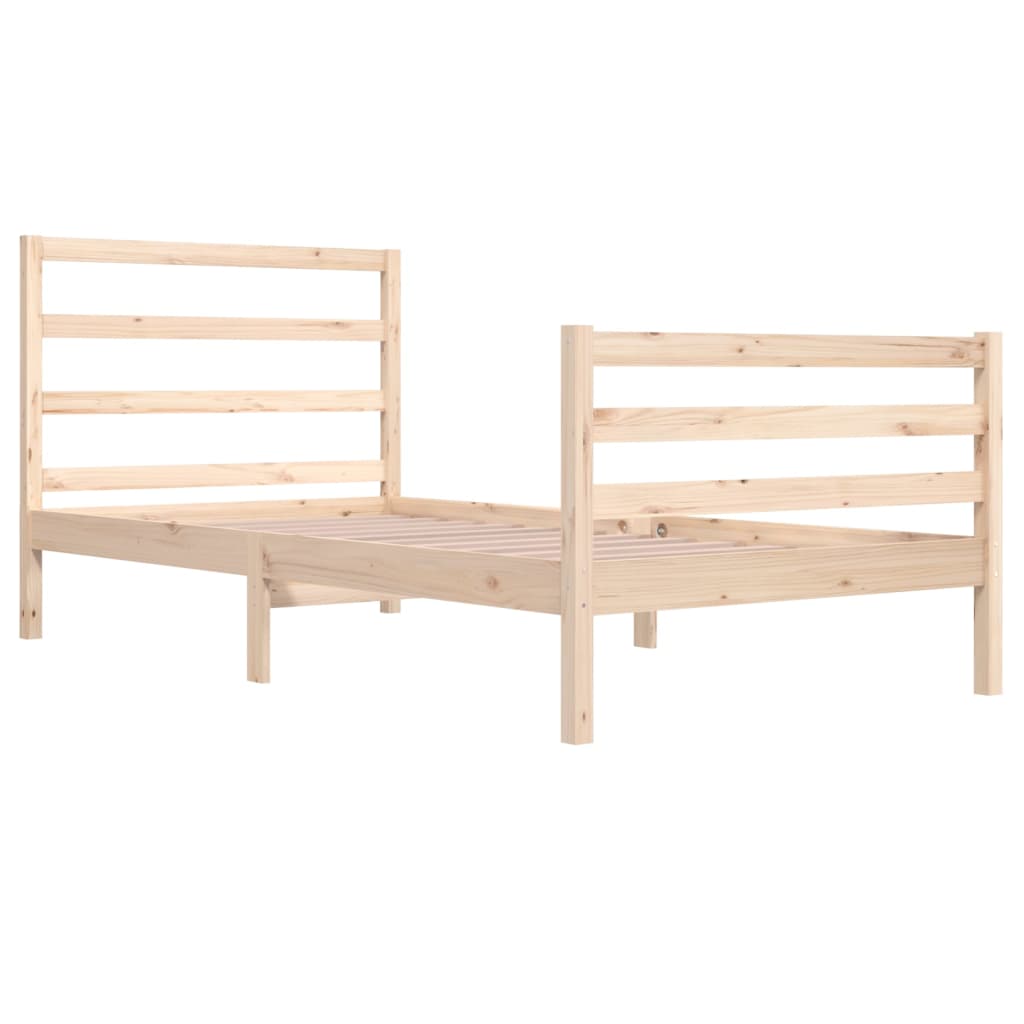 Bedframe massief grenenhout 90x200 cm