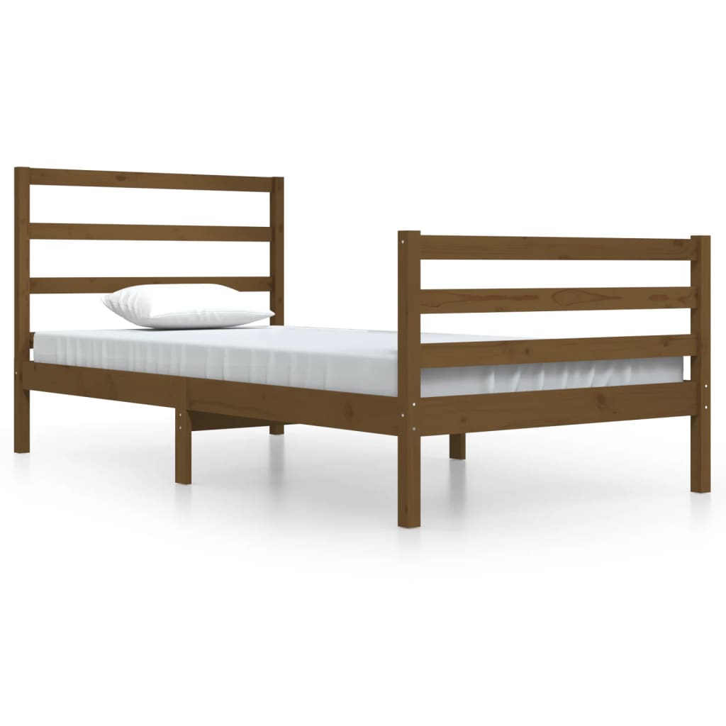 Bedframe massief grenenhout 90x200 cm