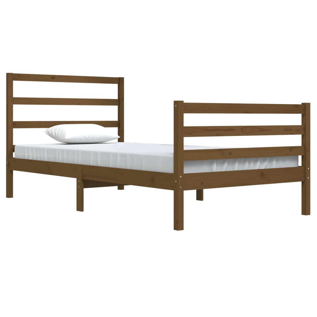 Bedframe massief grenenhout 90x200 cm