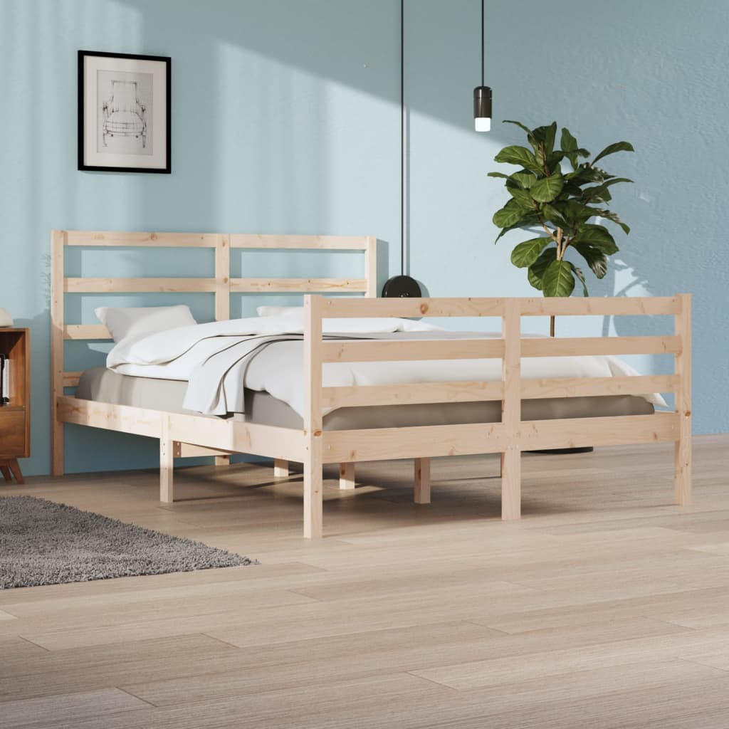 Bedframe massief grenenhout 90x200 cm