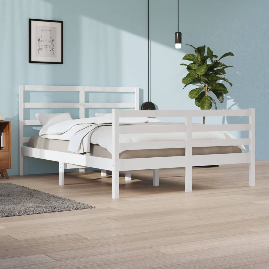 Bedframe massief grenenhout 90x200 cm