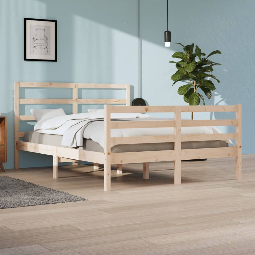 Bedframe massief grenenhout 90x200 cm