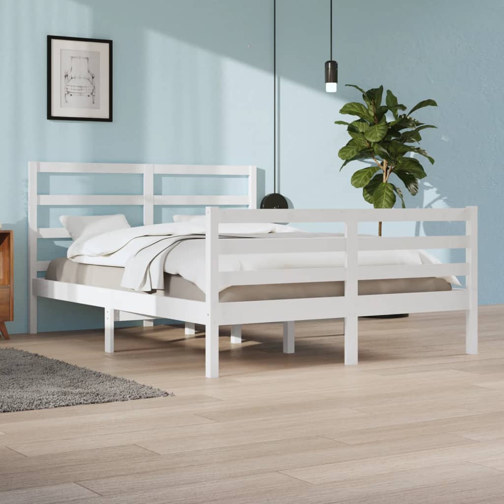 Bedframe massief grenenhout 90x200 cm