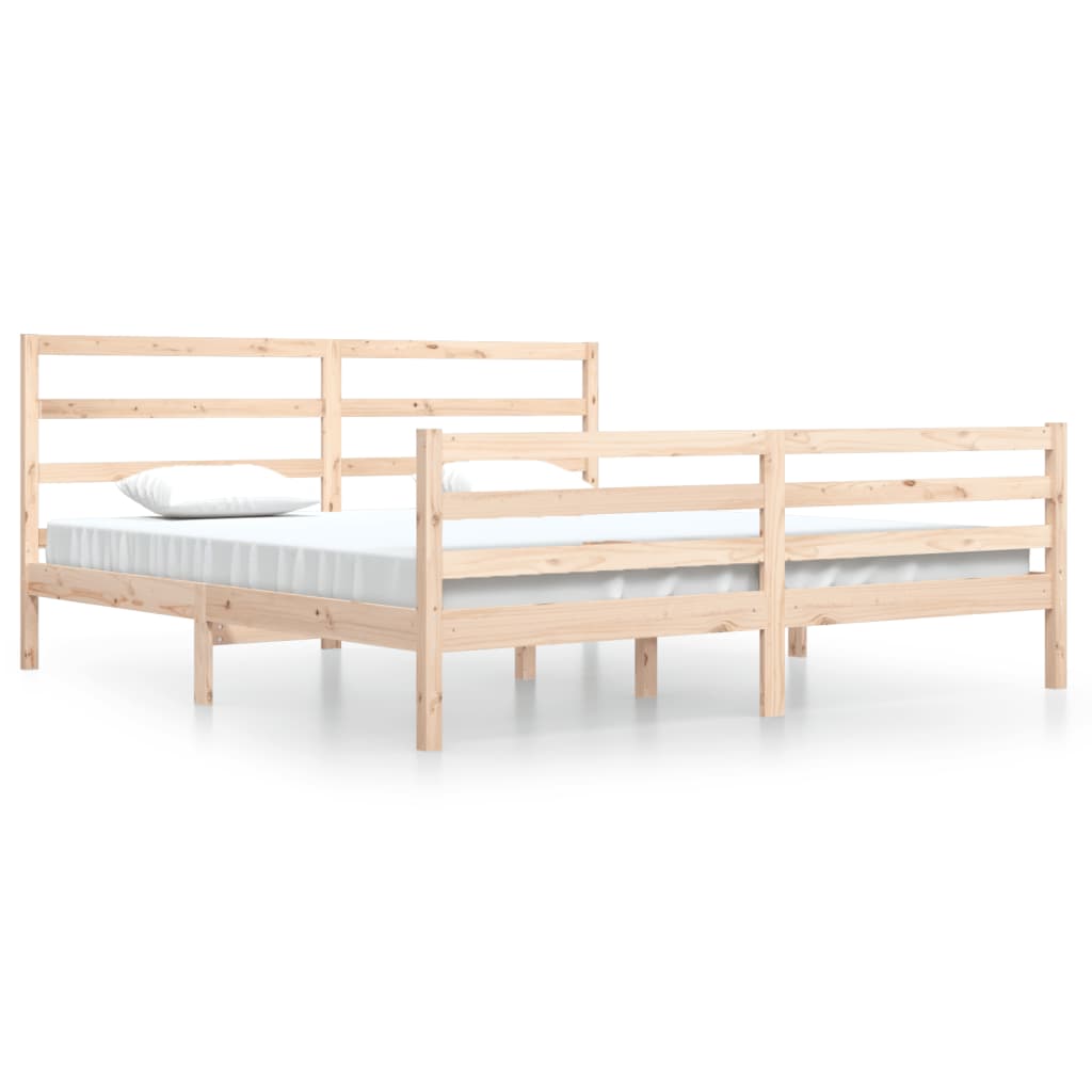 Bedframe massief grenenhout 90x200 cm