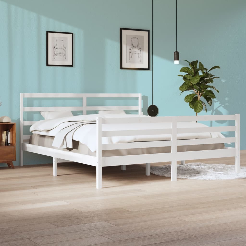 Bedframe massief grenenhout 90x200 cm