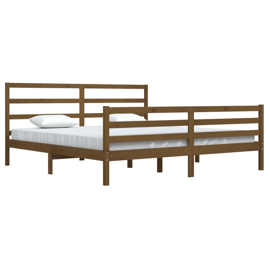 Bedframe massief grenenhout 90x200 cm