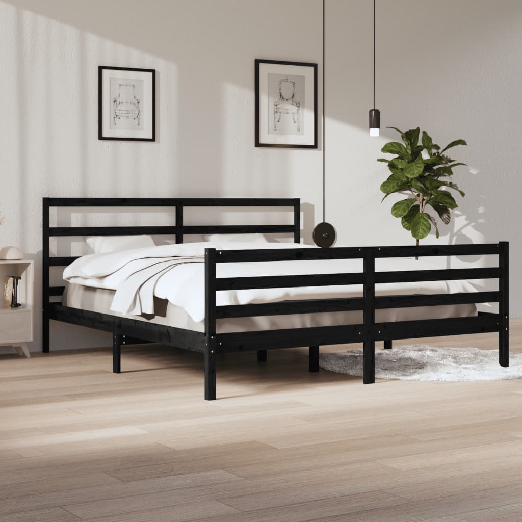 Bedframe massief grenenhout 90x200 cm