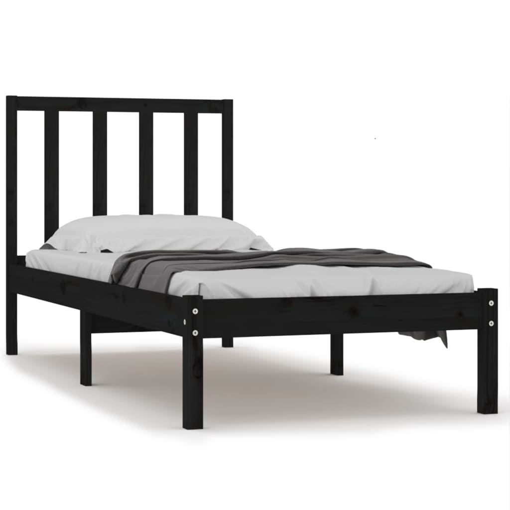 Bedframe massief grenenhout 75x190 cm