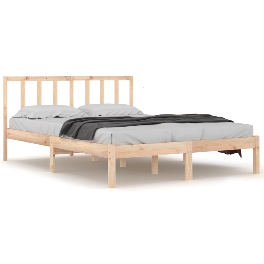 Bedframe massief grenenhout 75x190 cm