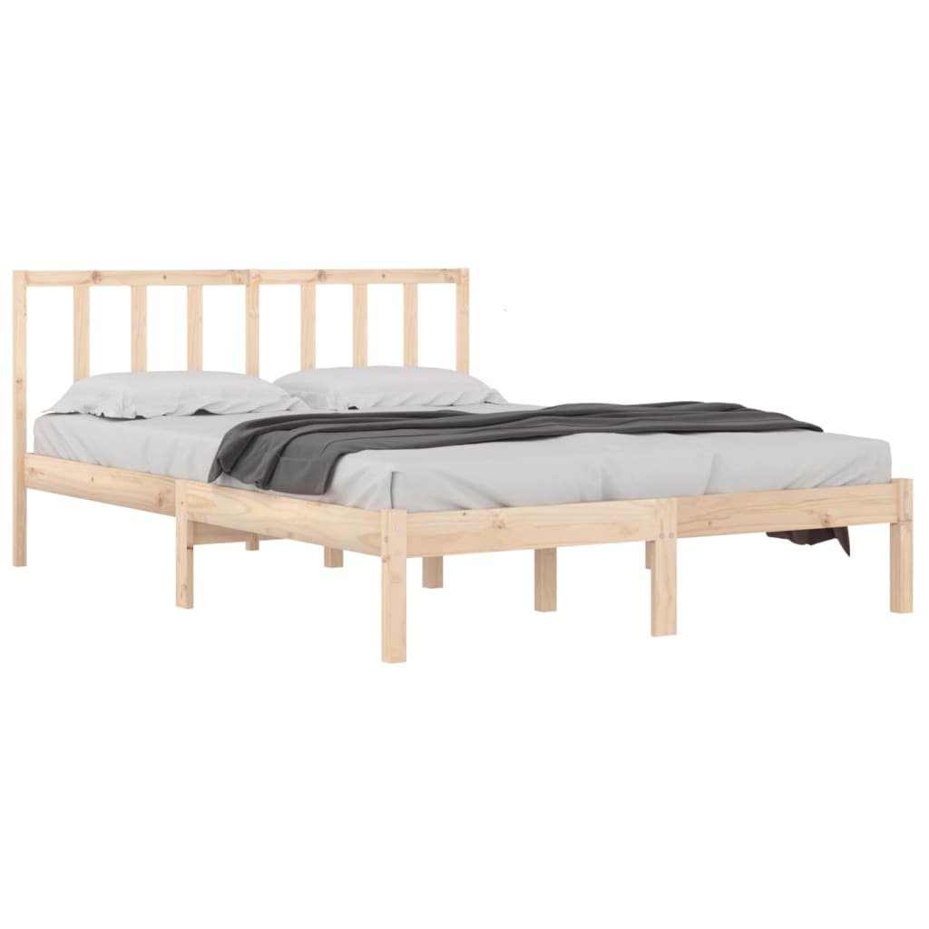 Bedframe massief grenenhout 135x190 cm