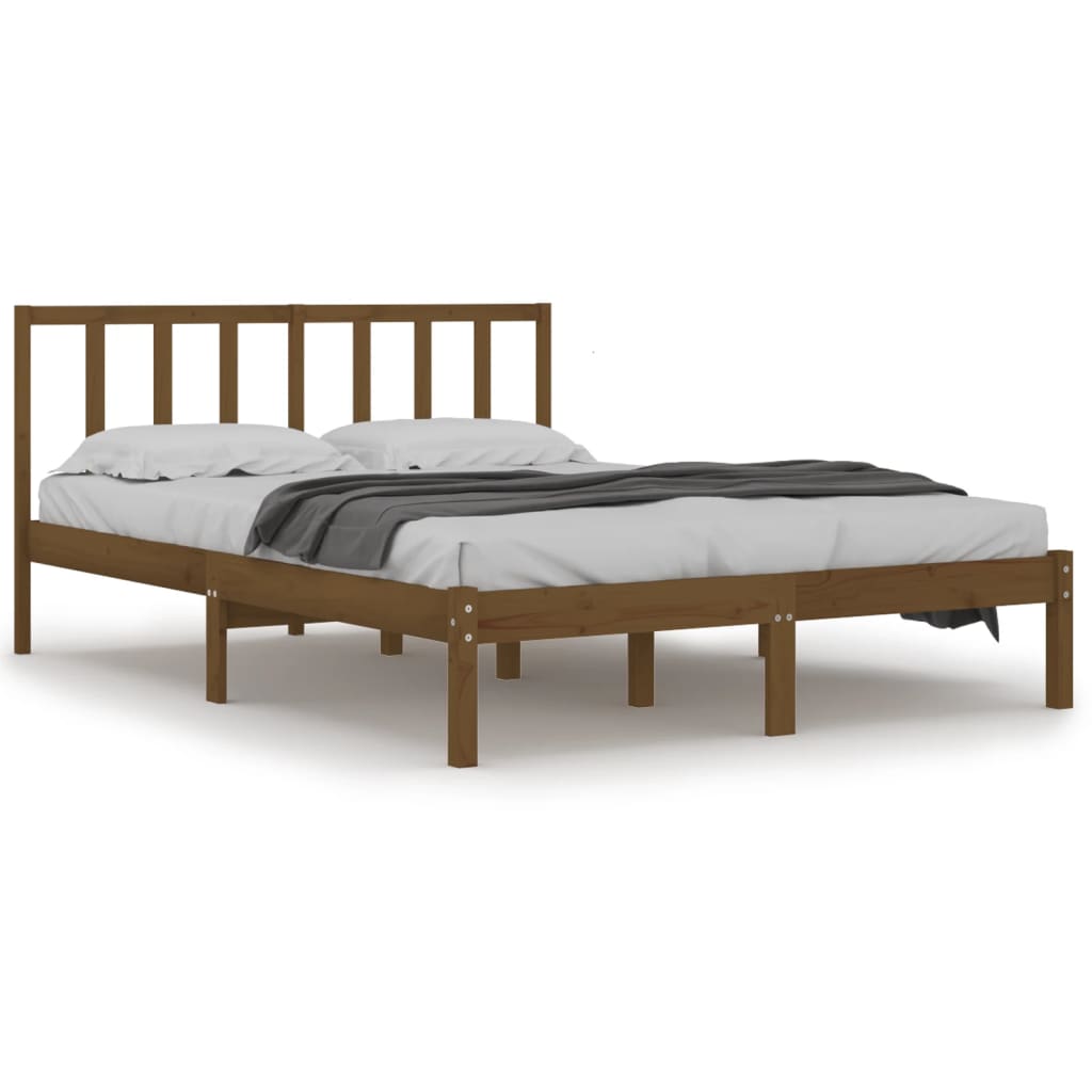 Bedframe massief grenenhout 75x190 cm