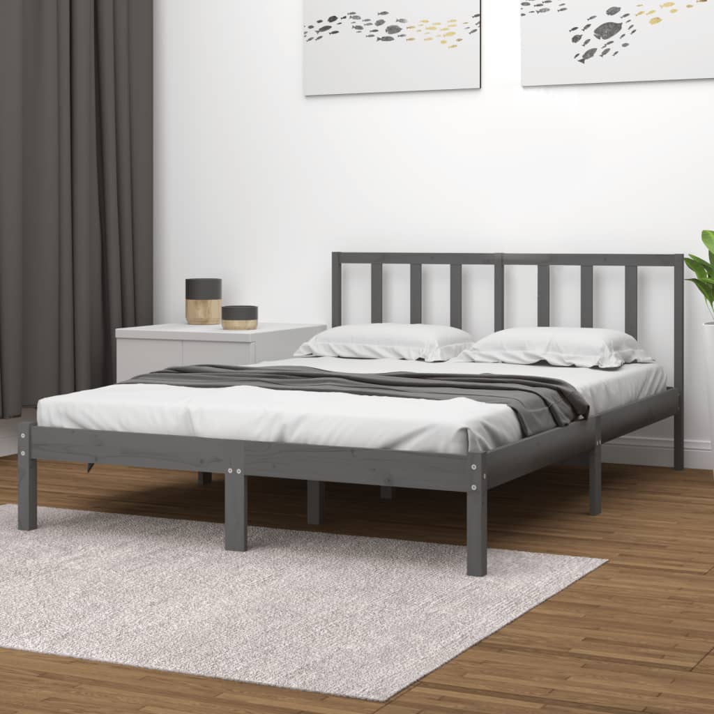 Bedframe massief grenenhout 75x190 cm