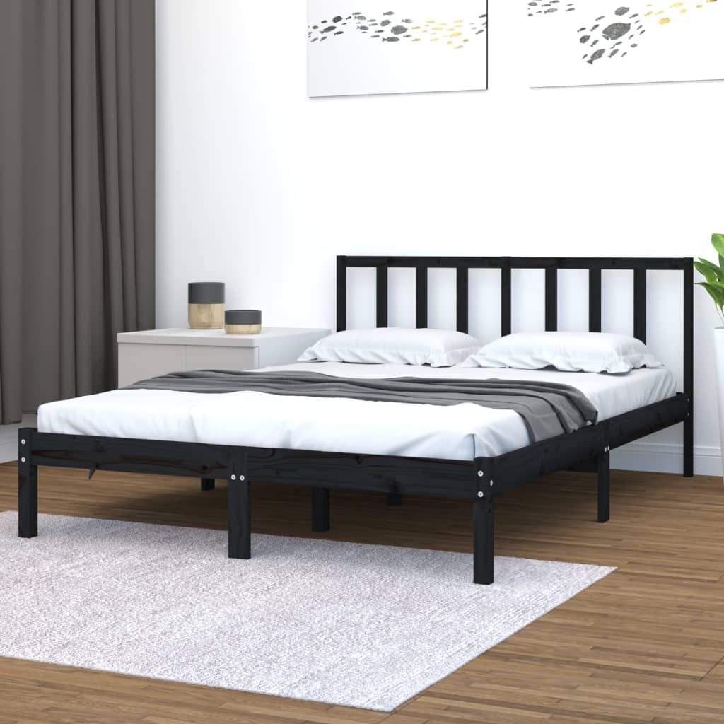 Bedframe massief grenenhout 75x190 cm