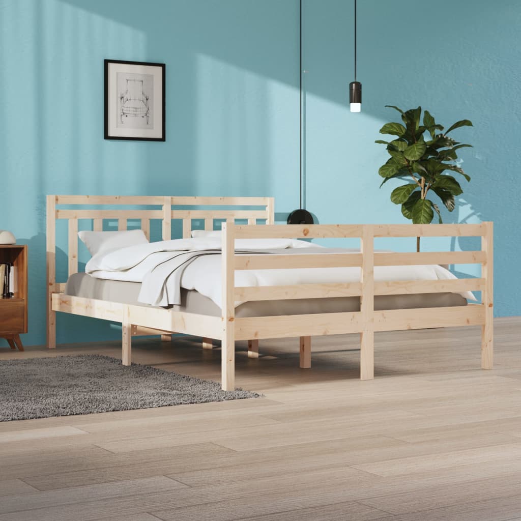 Bedframe massief hout 160x200 cm