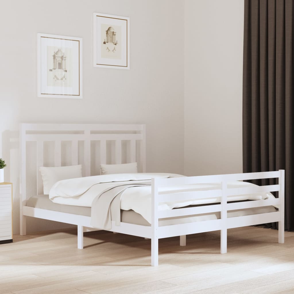 Bedframe massief hout 160x200 cm