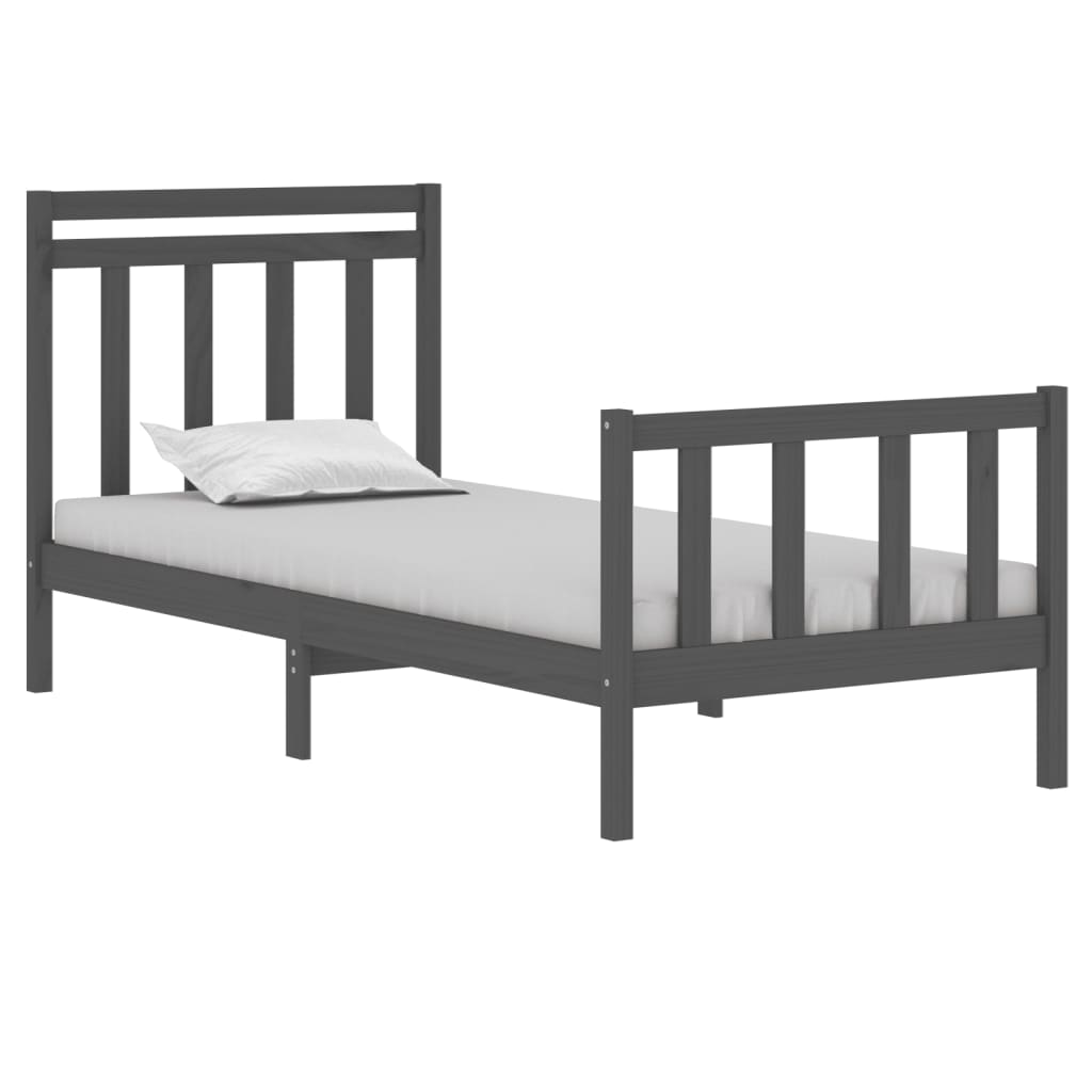 Bedframe massief hout 120x190 cm