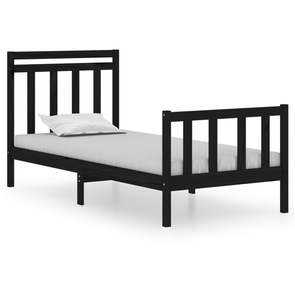 Bedframe massief hout 120x190 cm