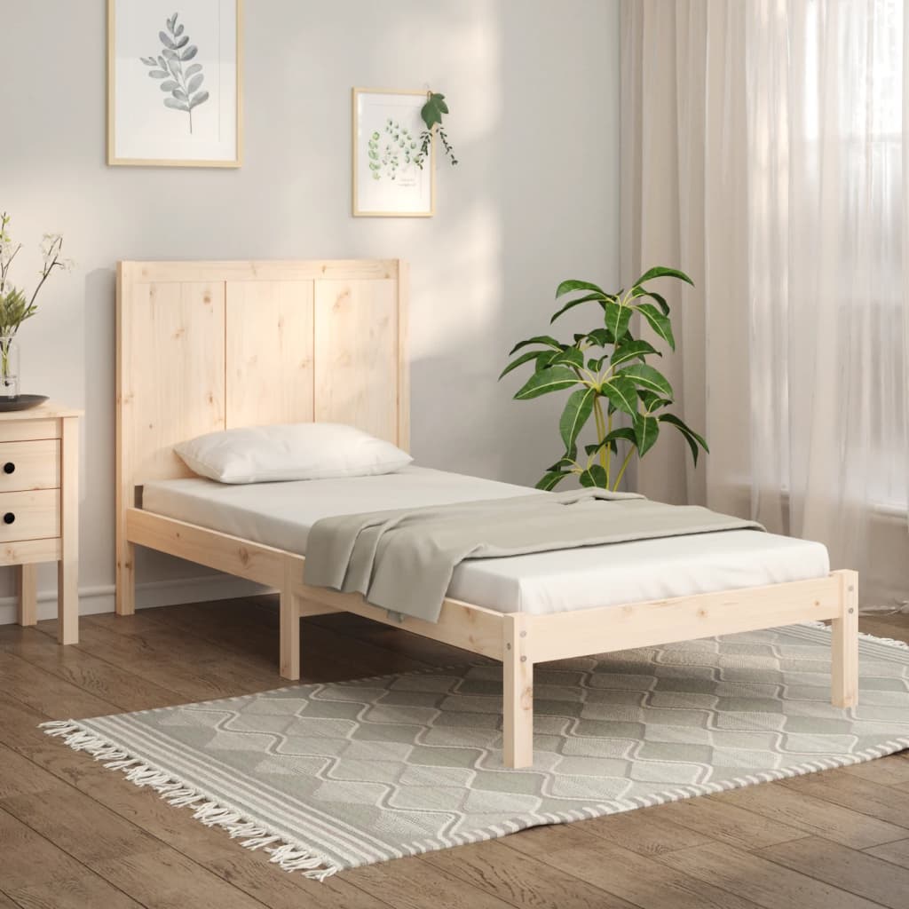 Bedframe massief grenenhout 90x200 cm