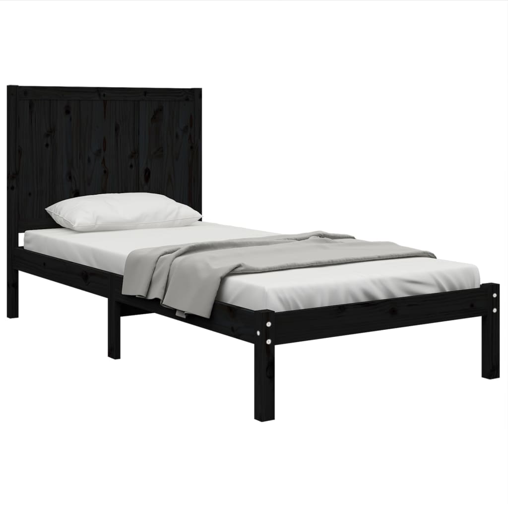 Bedframe massief grenenhout 200x200 cm