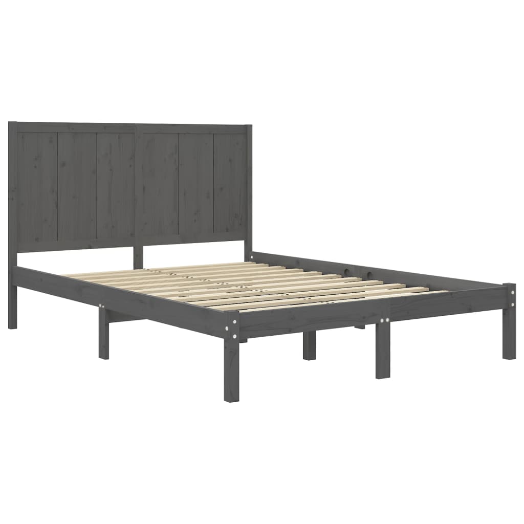 Bedframe massief grenenhout 200x200 cm