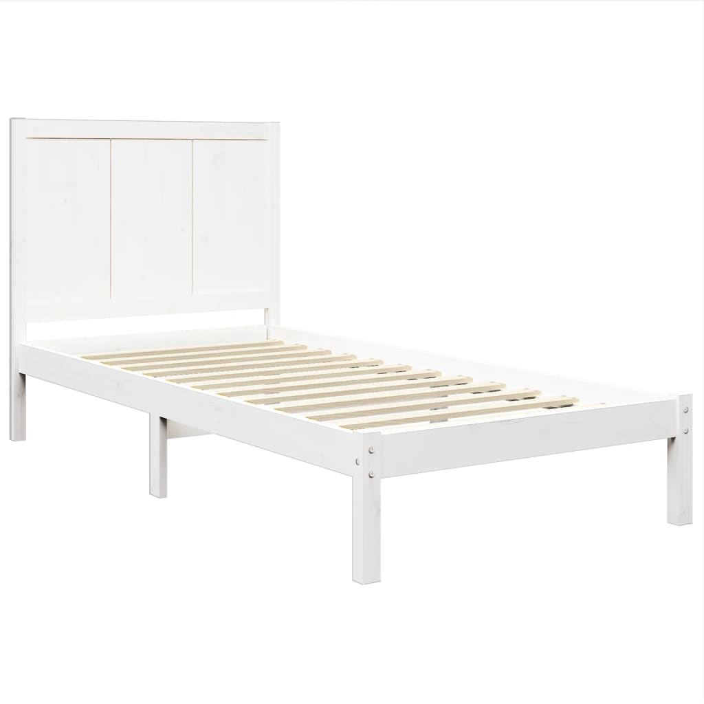 Bedframe massief grenenhout 200x200 cm