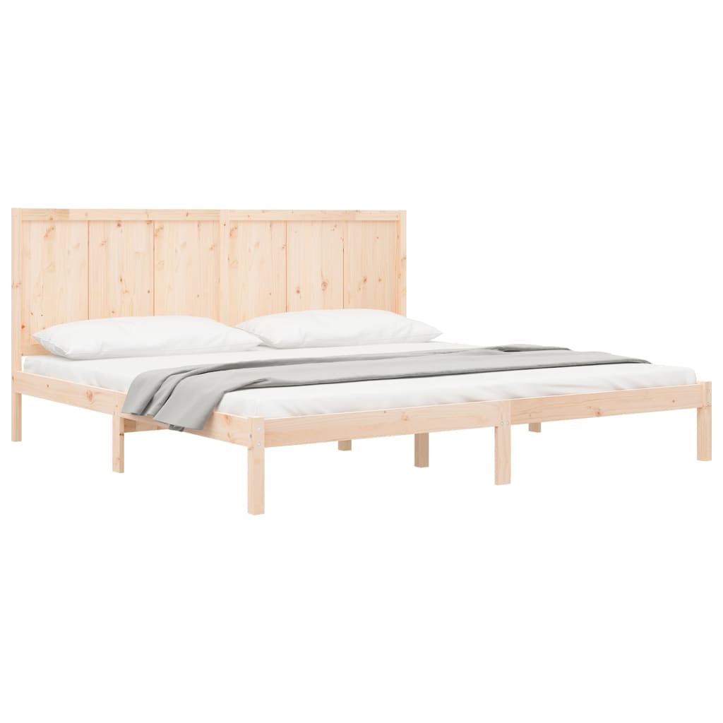 Bedframe massief grenenhout 200x200 cm