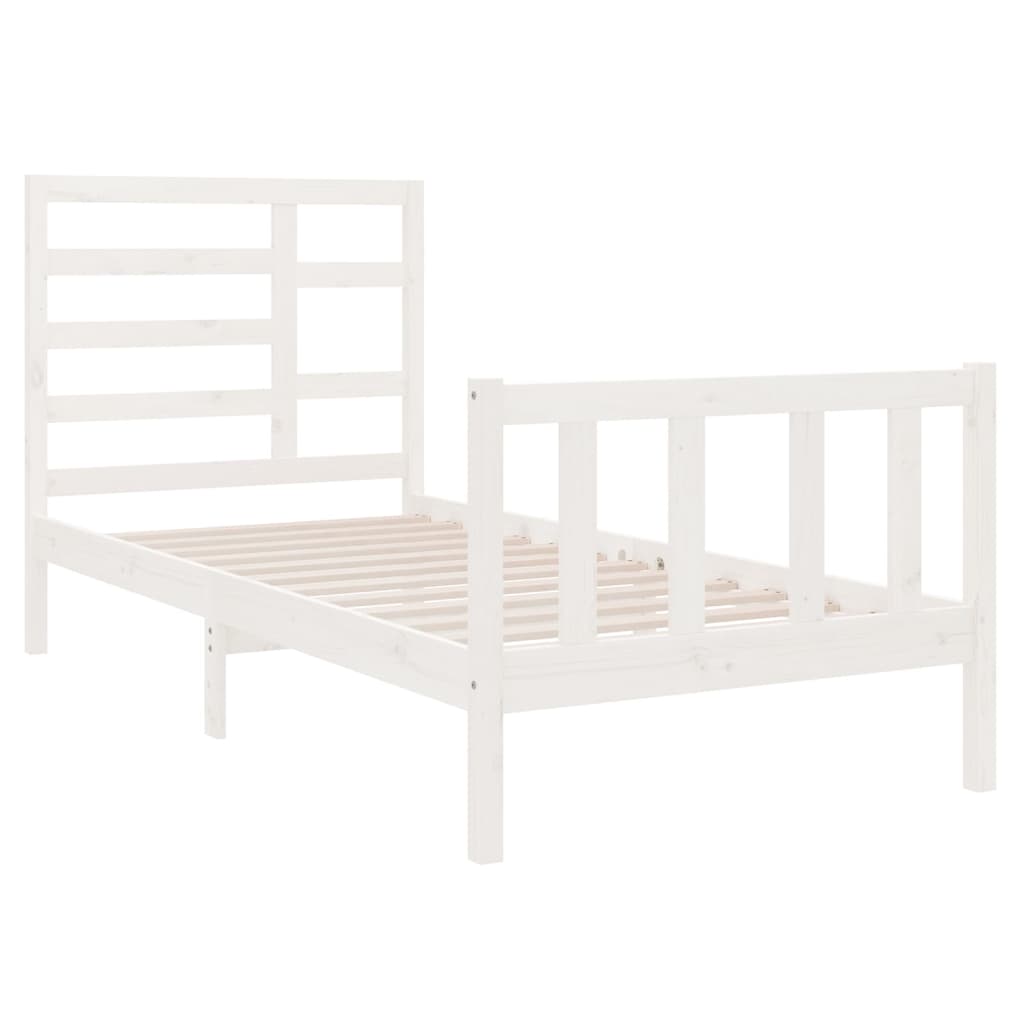 Bedframe massief hout 90x190 cm